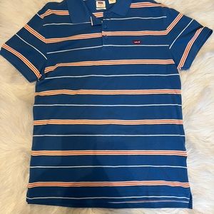 Levis striped polo size meduim